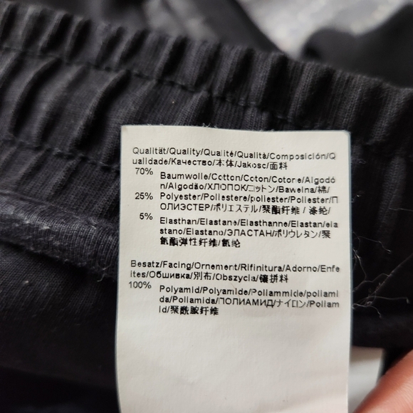 Hugo boss black track pants zipper pockets women's size medium - Picture 10 of 10